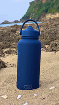 slope™ 33oz Water Bottle – Navy Blue